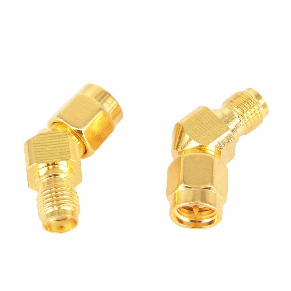 45 Degree SMA Connector (pack of 2) Unmanned Tech UK FPV Shop