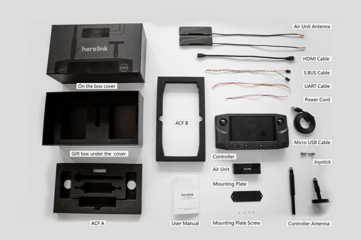 Herelink Ground Station Tablet with Long Range HD Video Transmission System Unmanned Tech UK