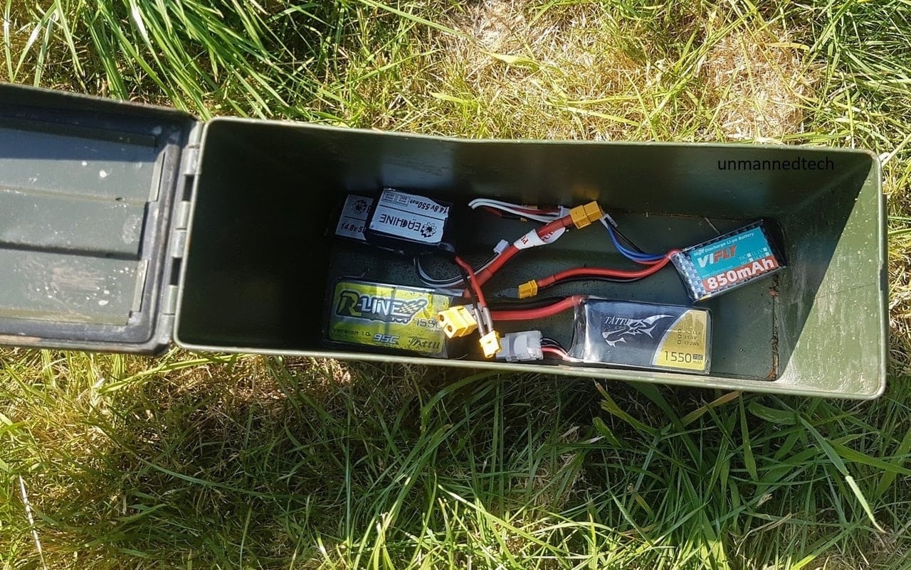 30 Cal Ammo Box (Lipo Battery Storage) Unmanned Tech UK FPV Shop